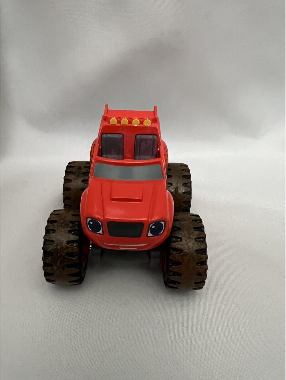 Blaze and the Monster Machines 2014 Die Cast Blaze Muddy Tires Racing Truck